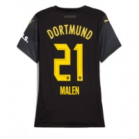 Maglie da calcio Borussia Dortmund Donyell Malen #21 Seconda Maglia Femminile 2024-25 Manica Corta